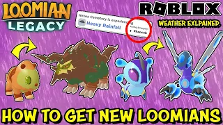 HOW TO GET HYDRINI & CERATOT, EVOLVE TO DELUDRIX & COLOSSOTROPS & WEATHER - Loomian Legacy (Roblox)