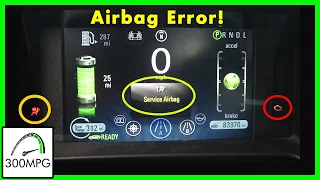 Crashed Chevy Volt - Airbag Error - Impact Sensors, Speakers, and Seat-Belt PreTensioners.