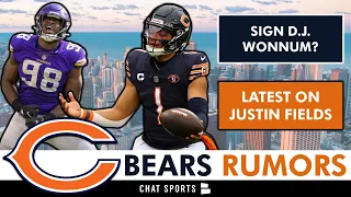 Chicago Bears Rumors: Sign DJ Wonnum? Justin Fields Trade Latest + Bears Sign Special Teams ACE!