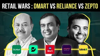 How Zepto/Dunzo's BUSINESS STRATEGY is CRUSHING Dmart and Reliance? : Retail Business War EXPLAINED