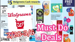 WALGREENS MUST DO DEALS 2/28-3/6 + SPEND $20 GET $5 SCENARIOS