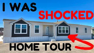 So surprised when I walked into this mobile home for the first time! Home Tour you shouldn't miss.