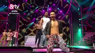 raghav,puneet,salman and ahmed  sir dance together in dance dewana||nawabjaada promotion