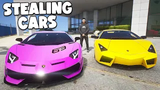 Robbing Lamborghini Dealership in GTA RP..