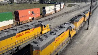 Union Pacific's West Colton Railyard - Railfanning 1/20/2023