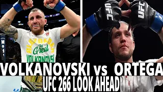 Alexander Volkanovski vs Brian Ortega Prediction | UFC 266 Picks | UFC Betting Trends