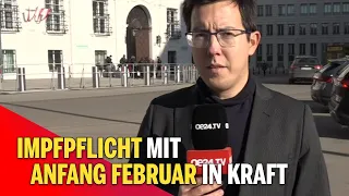 Impfpflicht mit Anfang Februar in Kraft