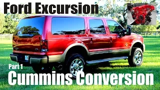 Cummins Ford Excursion | Cummins 24V P-Pump | Cummins Diesel Engine Conversion Part 1