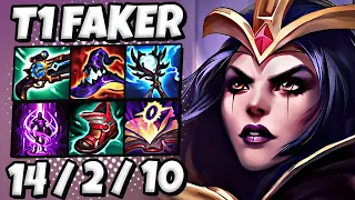 T1 Faker Leblanc vs Hwei [ MID ] Patch 14.11 Ranked Korea ✅