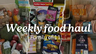 Large uk family grocery haul | Sainsbury’s & Aldi