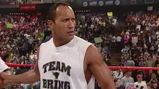 The Rock issues an open challenge for the WCW World Championship: SmackDown, September 13, 2001