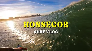 EPIC SURF DAY IN HOSSEGOR WITH PERFECT WAVES AND FRIENDS 🌊 | RAW Vlog Killian M