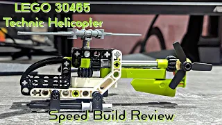 LEGO 30465 Technic Helicopter - LEGO Speed Build Review
