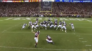 Texas A&M Upsets Alabama with a Game Winning Field Goal