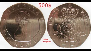 20 Pence - Elizabeth II 2nd portrait  United Kingdom