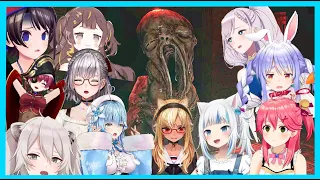 Hololive Reacts To The Giant Baby Monster From Resident Evil Village Compilation【ENG SUB】