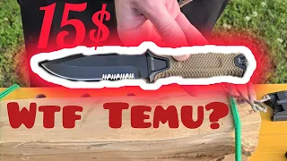 This cheap 15$ Temu knife blew my mind