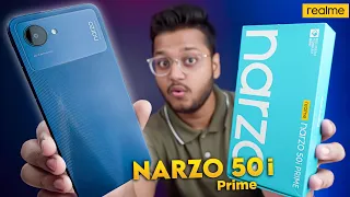 Realme Narzo 50i Prime UNBOXING & REVIEW | Premium Design, Big Battery 5000mAh