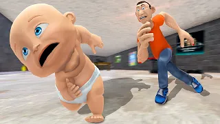 Babies Escape from RIPPED Father - Who's Your Daddy 2