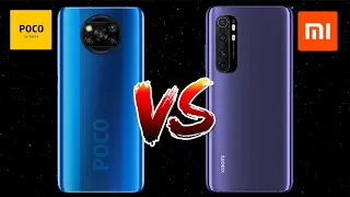 Poco X3 vs Xiaomi Mi Note 10 lite Сравнение по 40 параметрам!