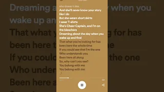 You Belong With Me - Taylor Swift (Lyrics)