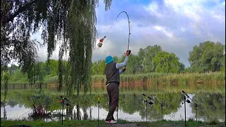 Рибалка з ночовкою на товстолоба! Бігаю всю ніч, нема часу поспати!