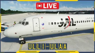 Питер (ULLI) - Архангельск (ULAA) / Maddog MD-82 w/ VATSIM