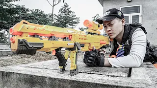 Nerf Guns War : The Expendables SEAL TEAM Fight Dangerous Criminal Group Boss XX