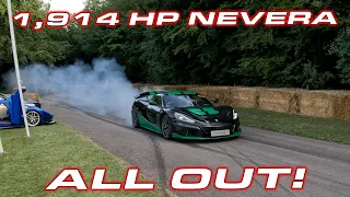 All out in the Record Setting 1,914 HP Rimac Nevera!