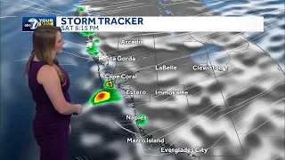 Forecast: Not as humid Saturday, scattered downpours Sunday