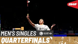 YONEX All England Open 2024 | Jonatan Christie (INA) vs. Shi Yu Qi (CHN) [2] | QF