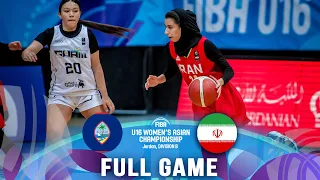 Guam v Iran | Full Basketball Game | FIBA U16 Women's Asian Championship 2023 - Division B
