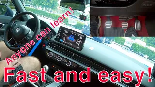 How to drive a manual transmission (2023 Honda Civic Type R)