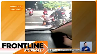 Away-trapiko: Pulis, rider na parehong armado, nagpambuno sa gitna ng kalsada | Frontline Pilipinas