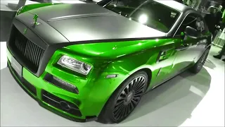 COLOR CHANGING ROLLS ROYCE WRAITH by MANSORY 740 hp 300 Km/h 186 mph * see also Playlists