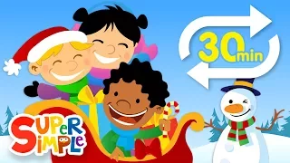 Jingle Bells (Extended Mix - 30 Mins!) | Kids Songs | Super Simple Songs