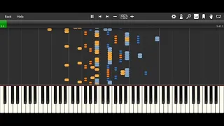 Liszt - Etudes d'execution Transcendante d'apres Paganini no.4 - Piano 2021 - Synthesia HD 60 fps