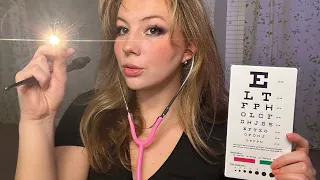 ASMR Kinda Realistic Cranial Nerve Exam😛 (fast)