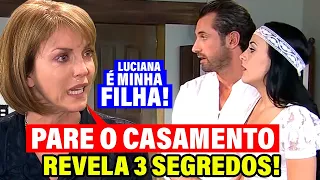 Um Refúgio Para o Amor: Rosa PARA CASAMENTO DA LUCIANA e revela 3 SEGREDOS! Resumo capítulo de hoje