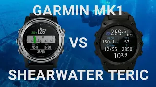 Confronto tra Garmin Descent Mk1 vs Shearwater Teric