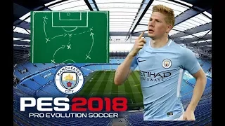 أفضل تشكيلة ل مانشستر سيتي في بيس 2018 ⚽⚽