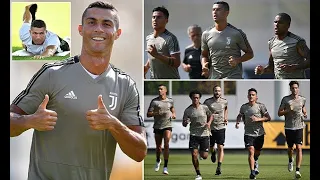 Breaking News -  Cristiano Ronaldo trains with Juventus team-mates for the first time