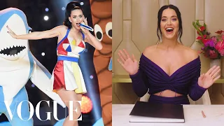 Katy Perry Breaks Down 14 Looks, From the Super Bowl to the Met Gala | Life in Looks | Vogue