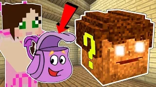 Minecraft: DORA THE EXPLORER LUCKY BLOCK!!! (DORA'S BACKPACK, SWIPER, & BOOTS!) Mod Showcase