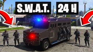 LUCREZ la SWAT pentru 24 de ORE in GTA 5! *FOARTE GREU*