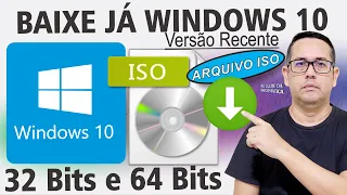 Como baixar a ISO Windows 10 (32Bits ou 64Bits) Original Oficial Versão Recente