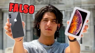 Compré un iPhone XS Max FALSO en México y sus accesorios