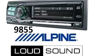 ALPINE CDA-9855R обзор Loud Sound