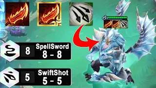 8 Mirage SpellSword + 5 Swifshot = URF Daeja | Queen Daeja Dominate The Game TFT SET 7.5 Dragonlands