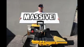 Dewalt Cut Massive Tile + Unbox + Tips & Tricks